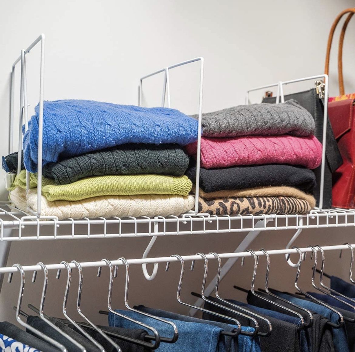 Handy Wire Shelf Dividers/Organizers (set of 8)