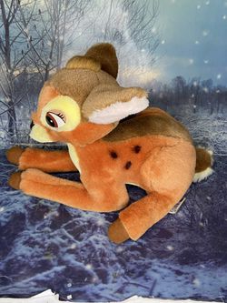Disneyland Vintage Bambi Plush stuffed animal plushie  Thumbnail