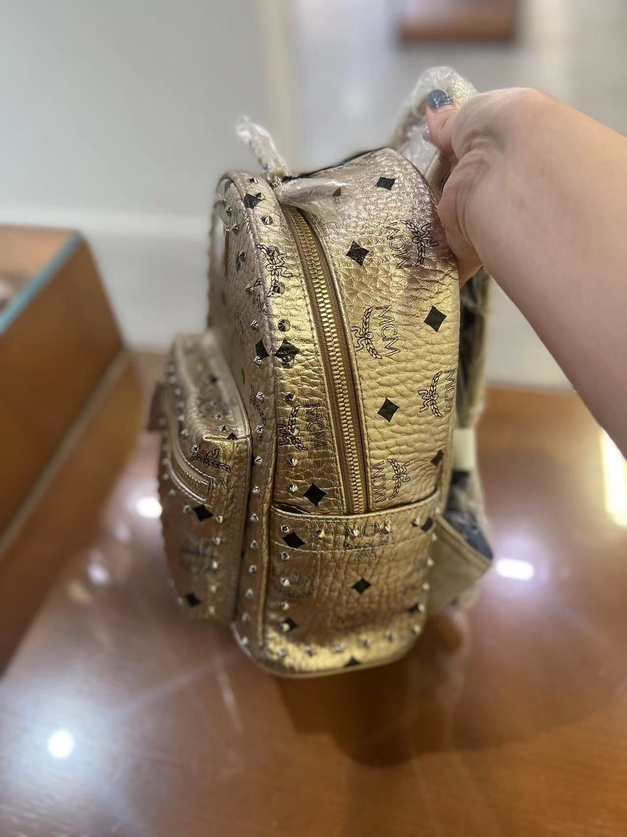 MCM Backpack Mini Size(with Gift Receipt )