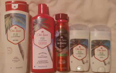 OLD SPICE FIJI PRODUCTS - GREAT BUY!  Thumbnail
