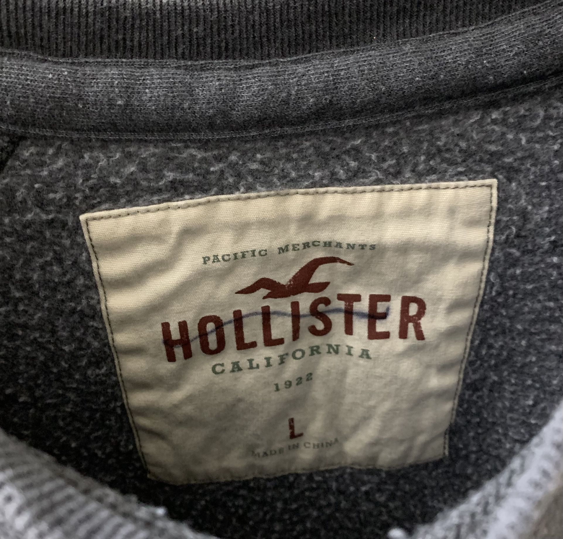 Hollister “Gone Surfin” Men’s Pullover Sweatshirt Size Large