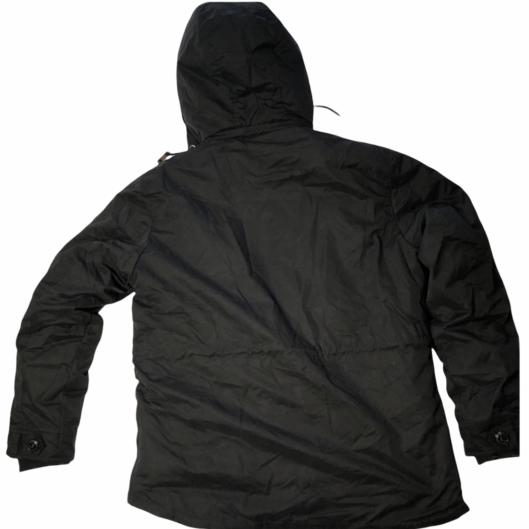 NEW! Black Winter Waterproof Parka Coat Windbreaker L