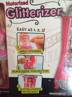 barbie fashion fairytale glitterizer wardrobe