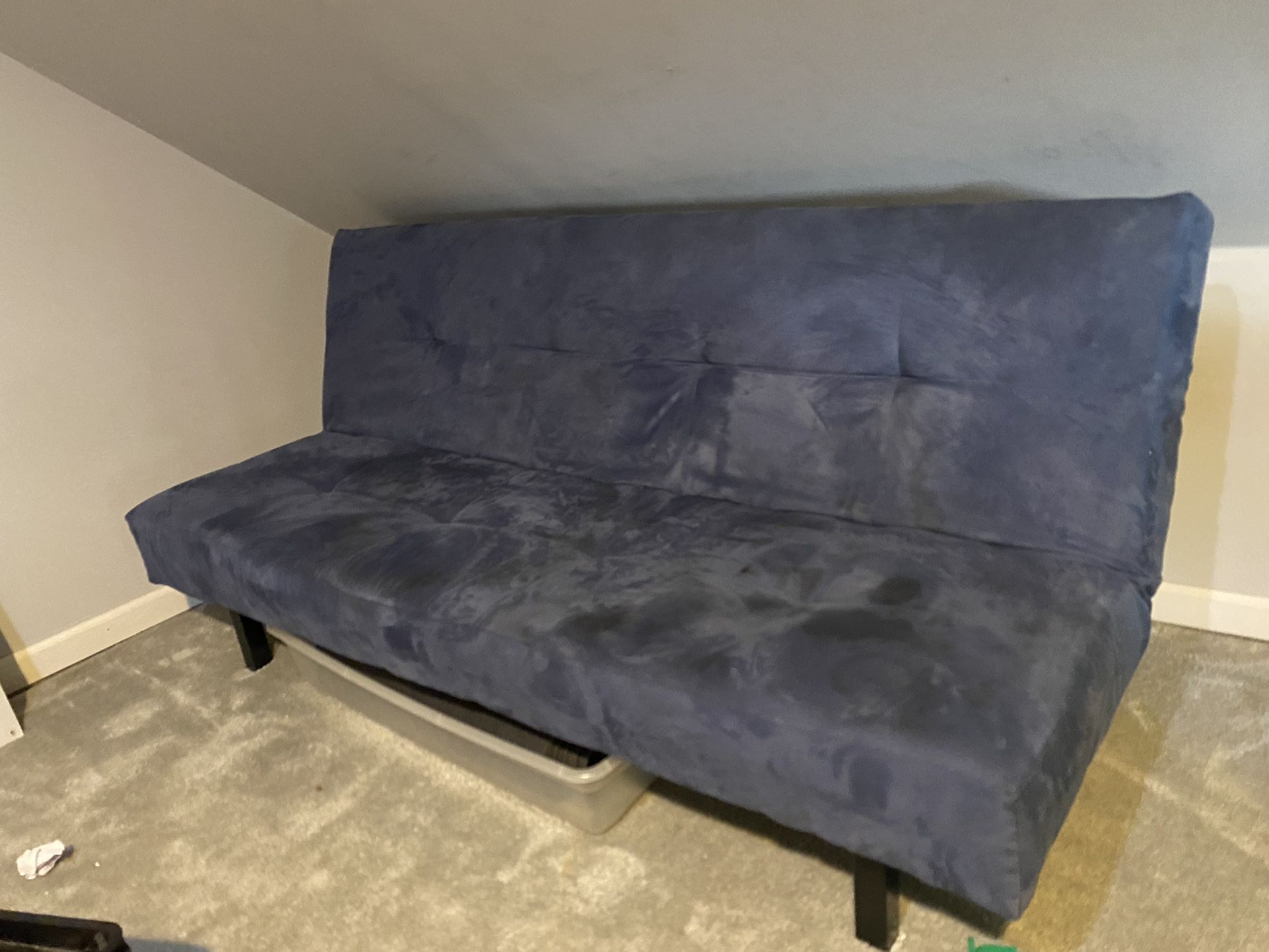 Blue Futon