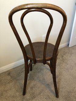 Bistro wood chair Thumbnail