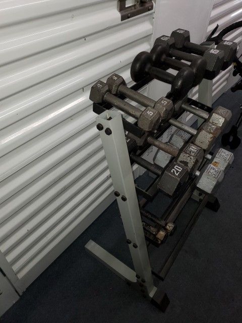 DUMBELL. RACK & DUMBELLS.