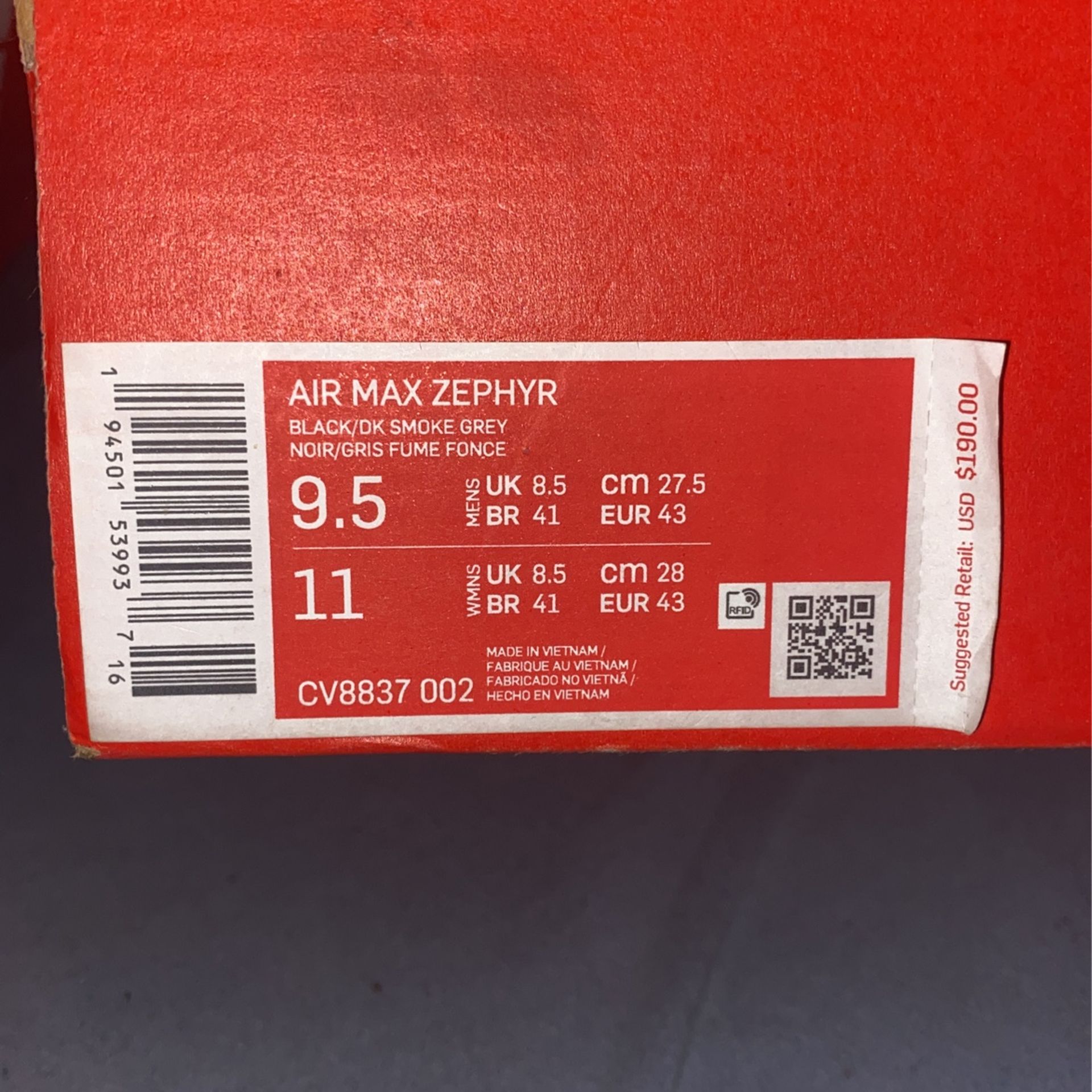 Air Max Zephyrs
