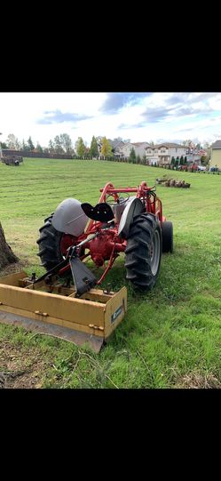 Ford Tractor With Cultivator Thumbnail