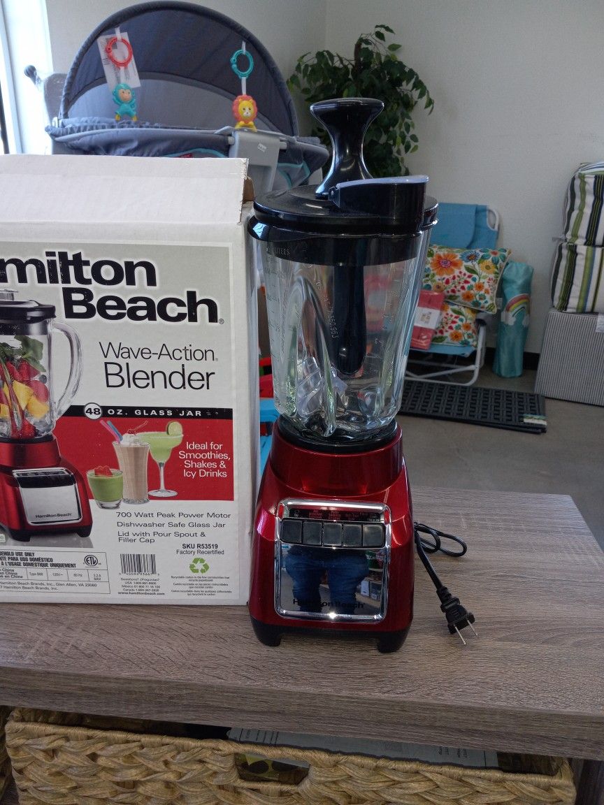 Licuadora Hamilton Beach De 700 Wt Vaso De Bidrio