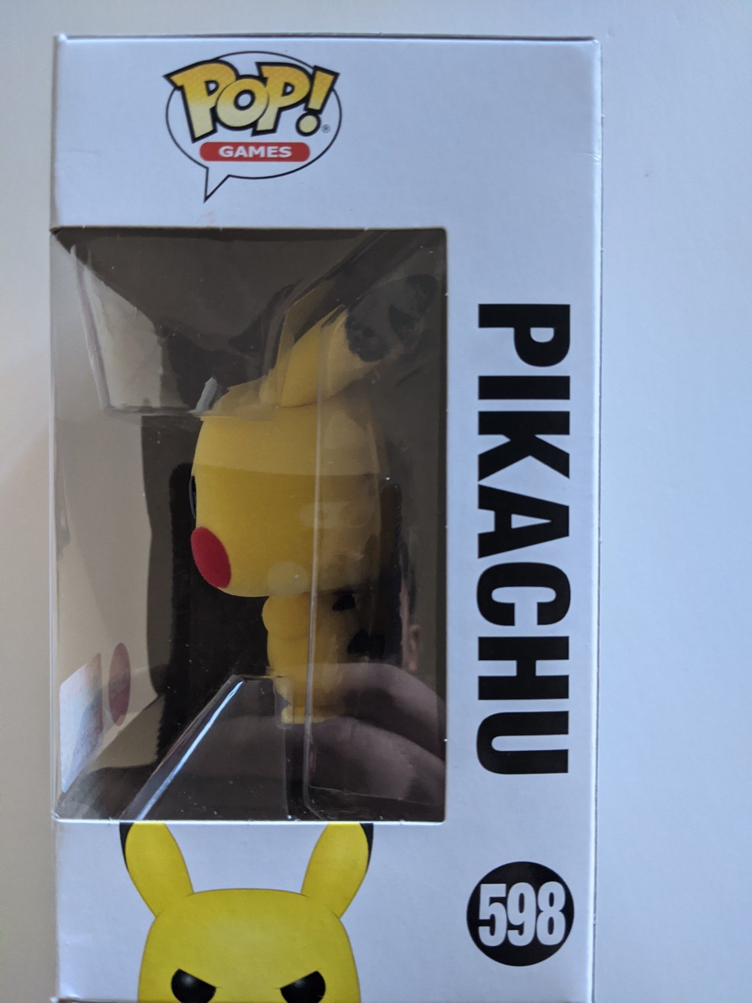 Pikachu Grumpy Flocked - Pokemon New York Comic Con Exclusive POP! Vinyl