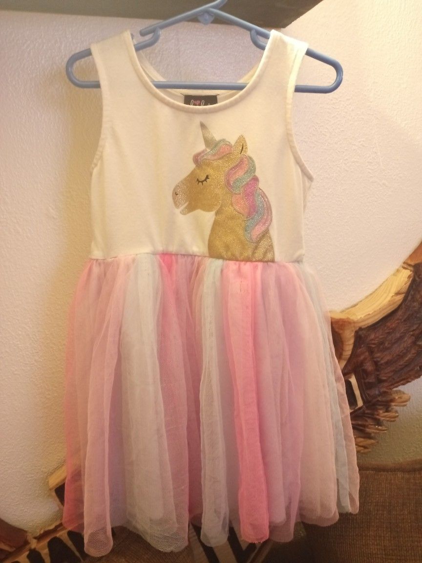 Lilt Zunie Girls Unicorn Tutu Dress