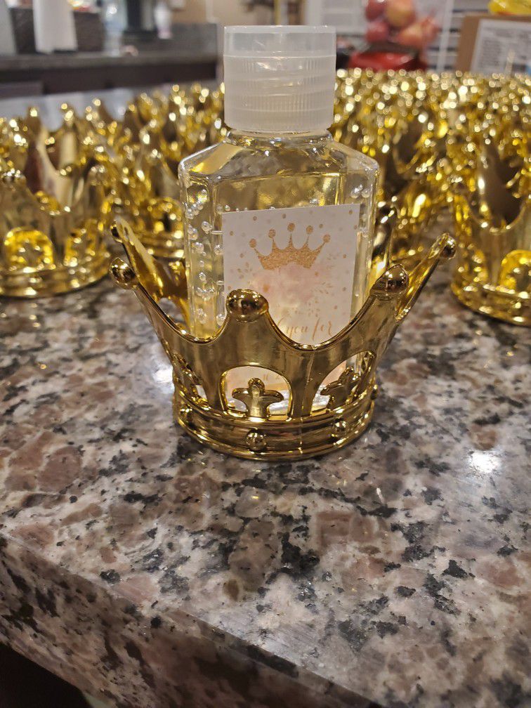 Gold Crowns  Party Favor Baby Shower Wedding