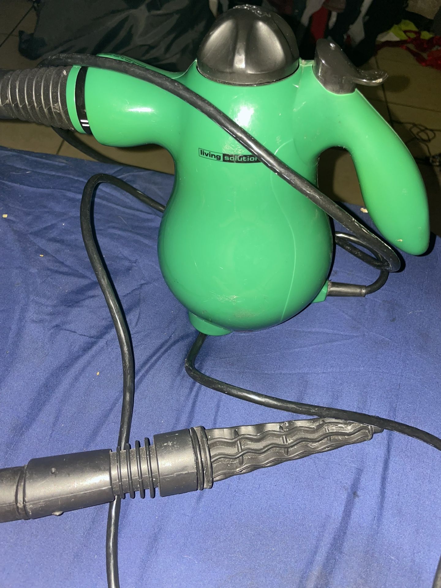 Living Soloution Green Portable Steam Cleaner