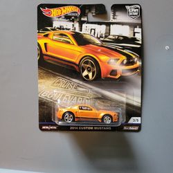 2014 Custom Hot Wheels  Mustang, Real Riders Thumbnail