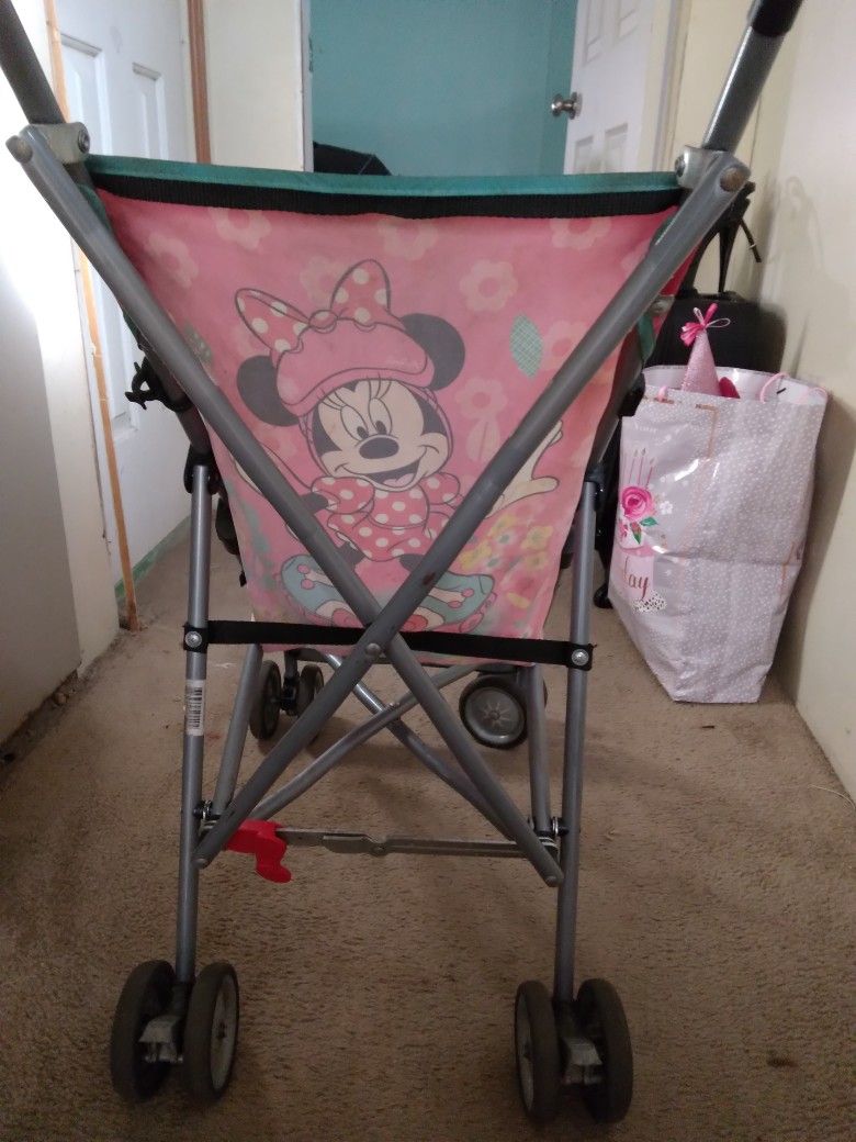 Minnie Mouse Stroller Pink 12-24 Months