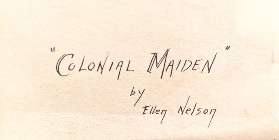 Ellen Nelson's Colonial Maiden