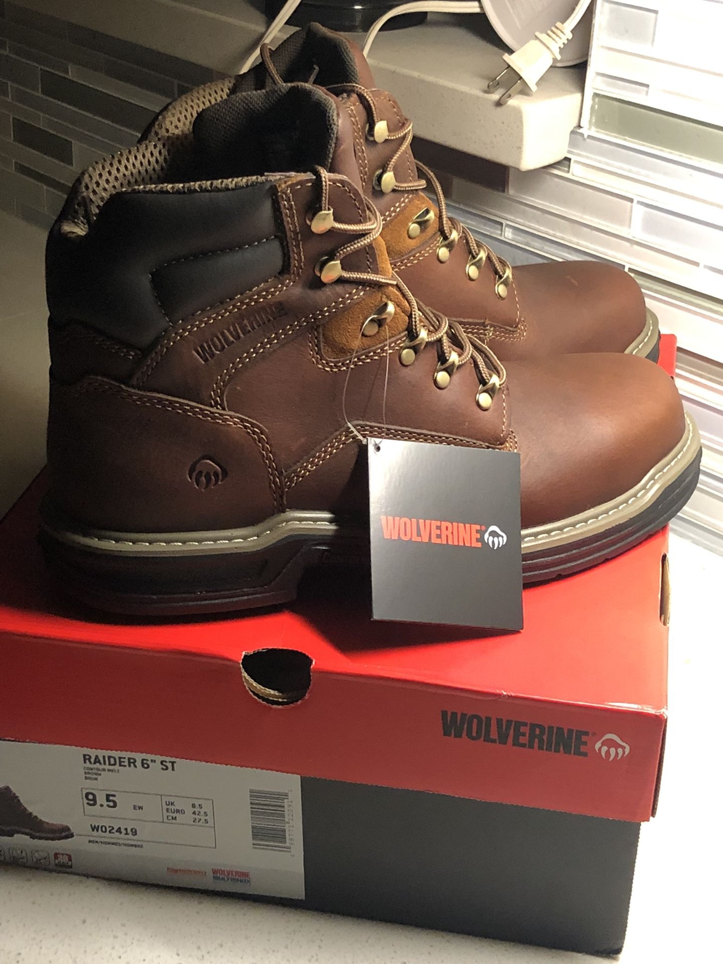 Wolverine Work Boots 6” Steel Toe