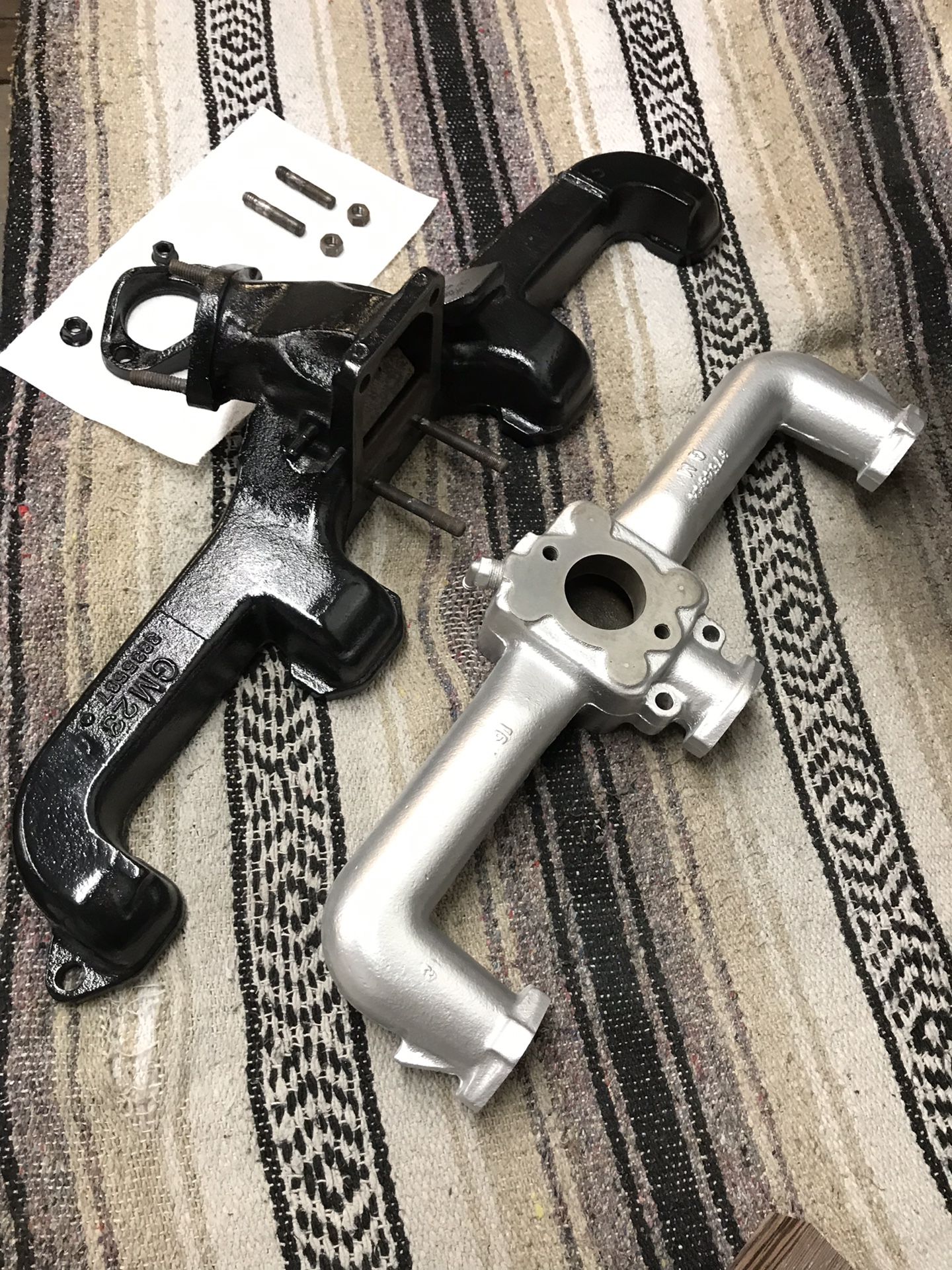 CHEVY 216 Intake 235 Exhaust Manifold 261 engine motor GMC original