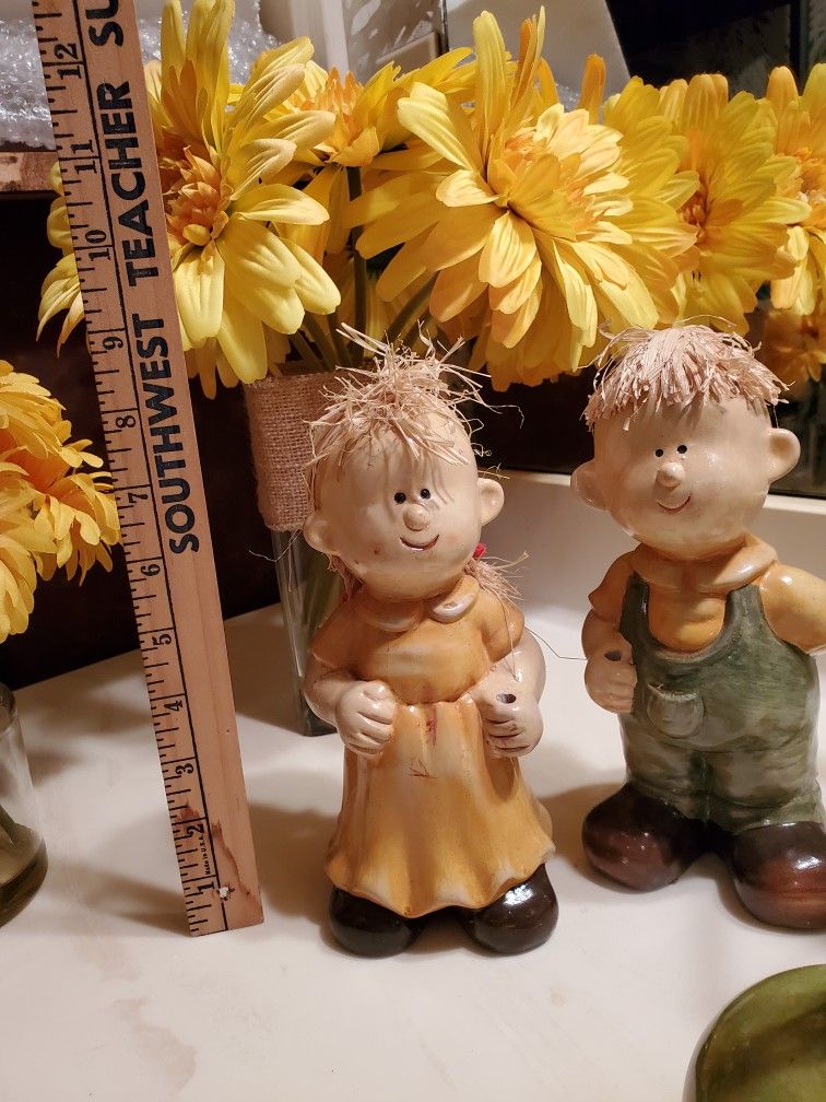 Country Home Decor * Flowers Vase Candle Holder
