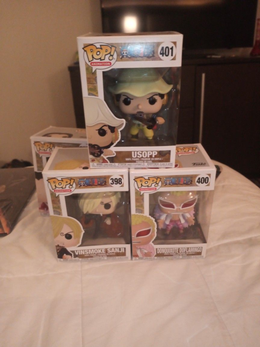 Funko Pop¡ Animation ONE PIECE ,All 3 For $75 Or $20 Each