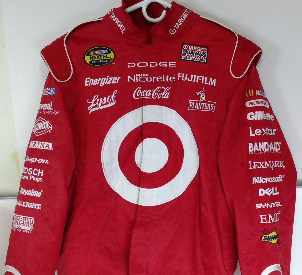 Vintage San Francisco 49ers Racing Jacket Sz L 2000's NASCAR Style