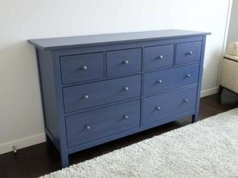 Beautiful Blue Ikea Hemnes Dresser, Ikea Navy Blue Dresser