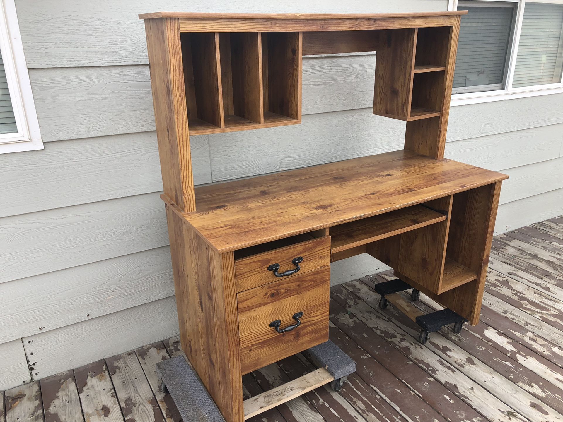 Twin Bed Frame And Computer Desk