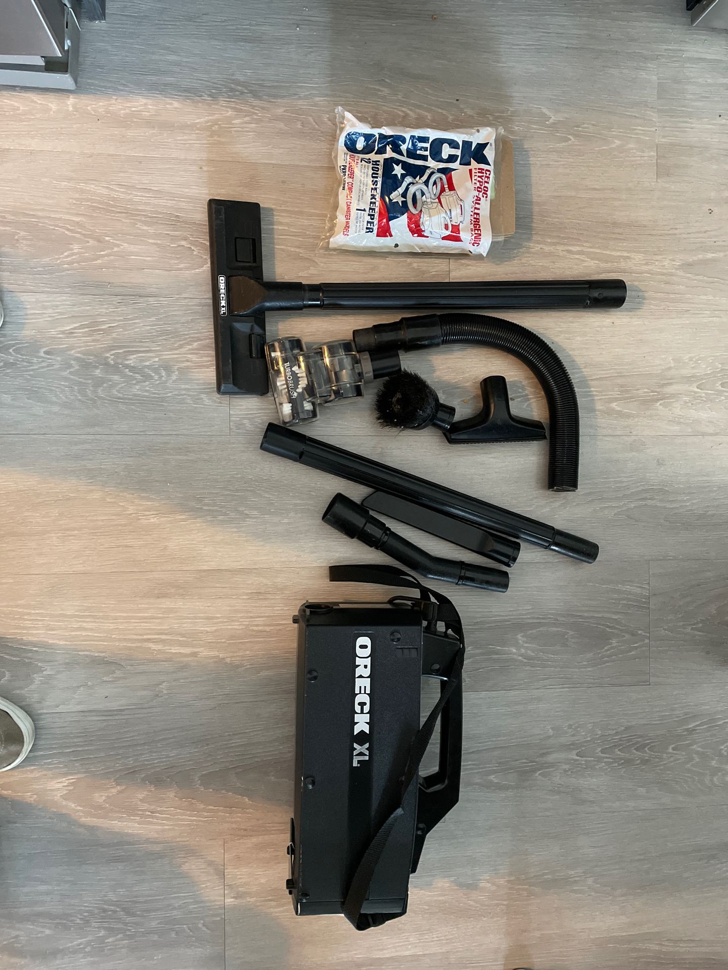Oreck XL compact canister vacuum