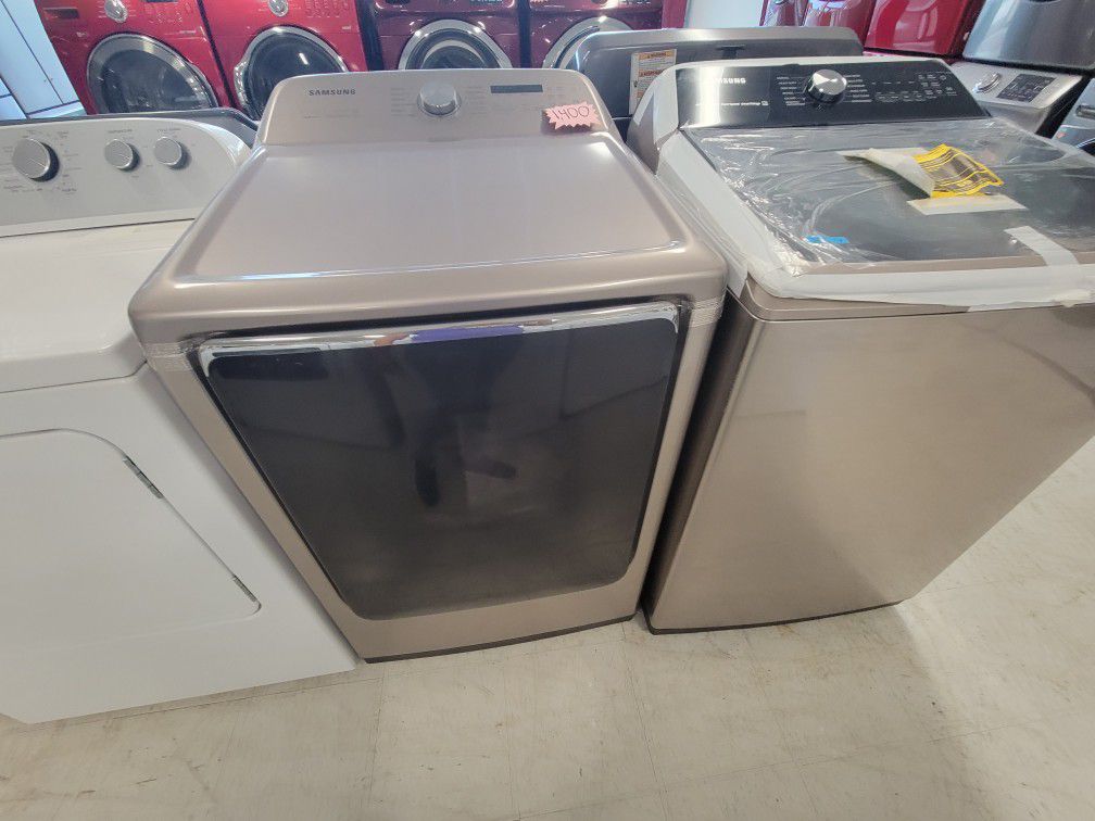Samsung Tap Load Washer And Electric Dryer Set New Scratch And Dents With 6month's Warranty 