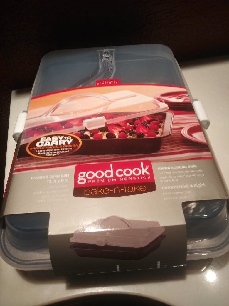 New! Good Cook Easy Carry 13x8 pan