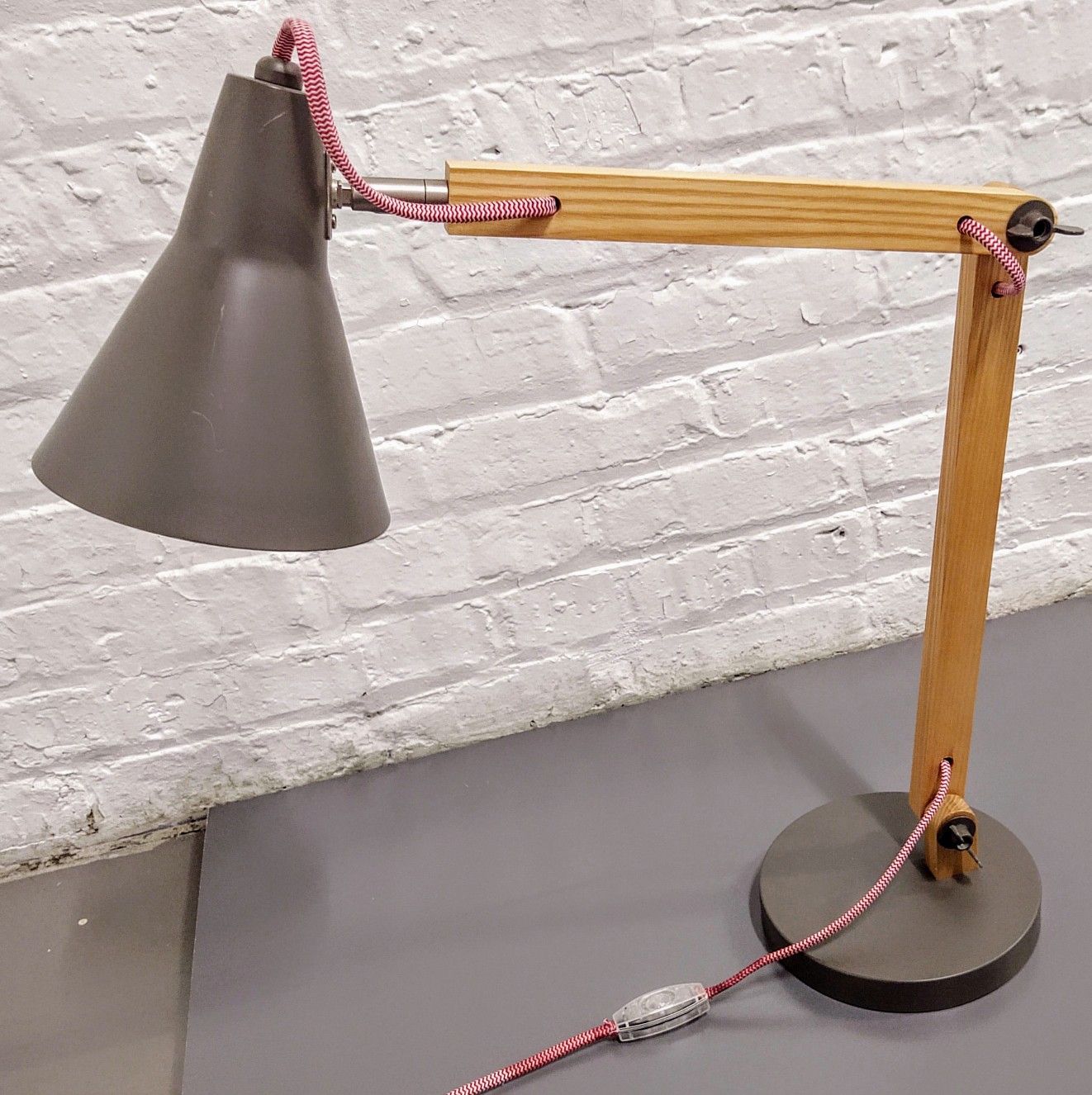 Industrial Desk Lamp - Adjustable Arm