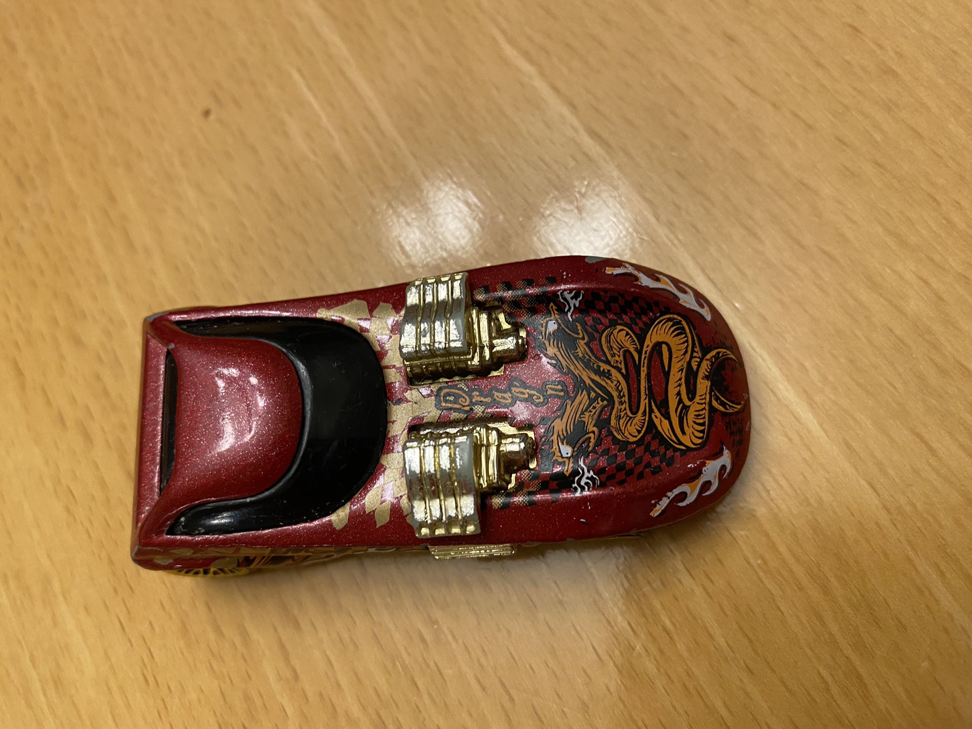 2001 Hot Wheels Extreme Sports Twin Mill II Dark Red Die Cast Toy Car Vehicle 1993
