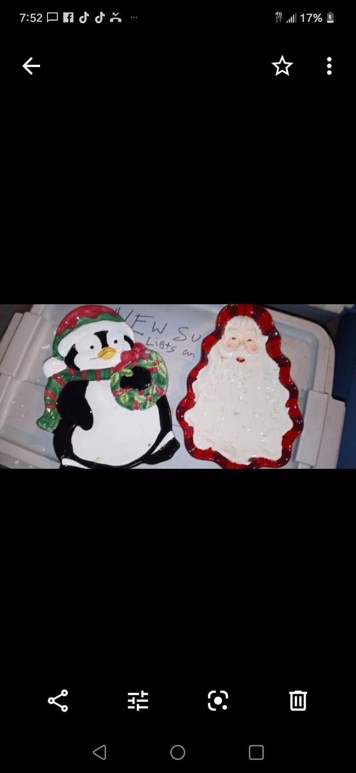 Assorted Christmas decorations