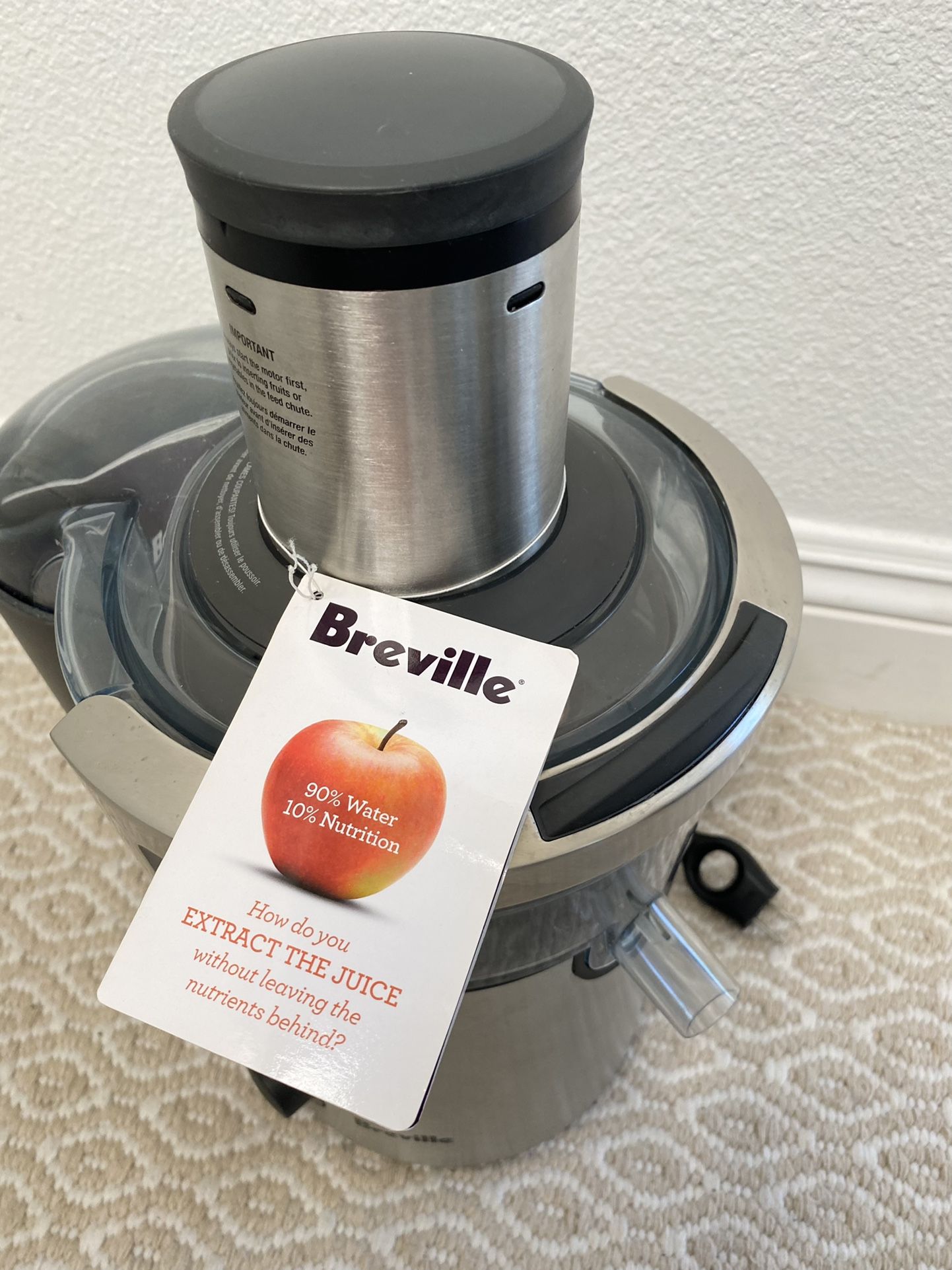 Breville The Juice Fountain Multi-Speed BJE510XL 5 Speed Stainless Steal Juicer