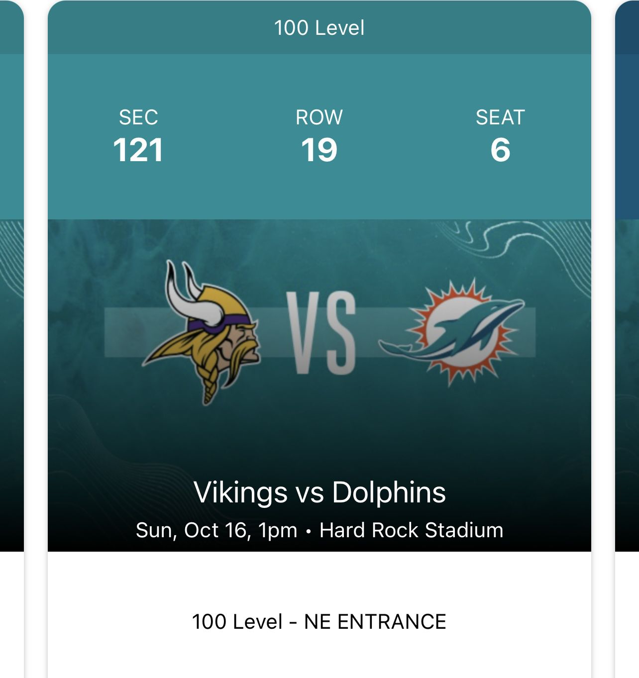 Miami Dolphins Versus Vikings Game Sale!