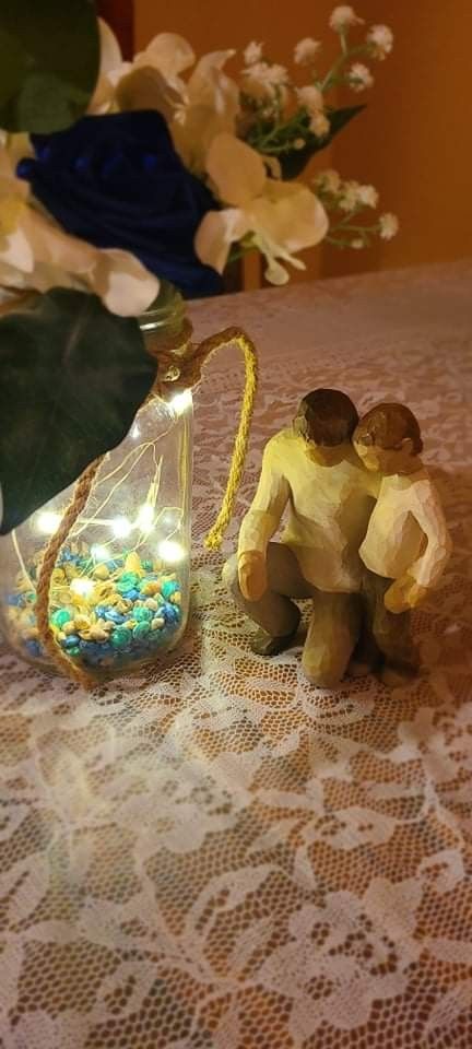 Wedding Royal Blue/White Decor And Other Items