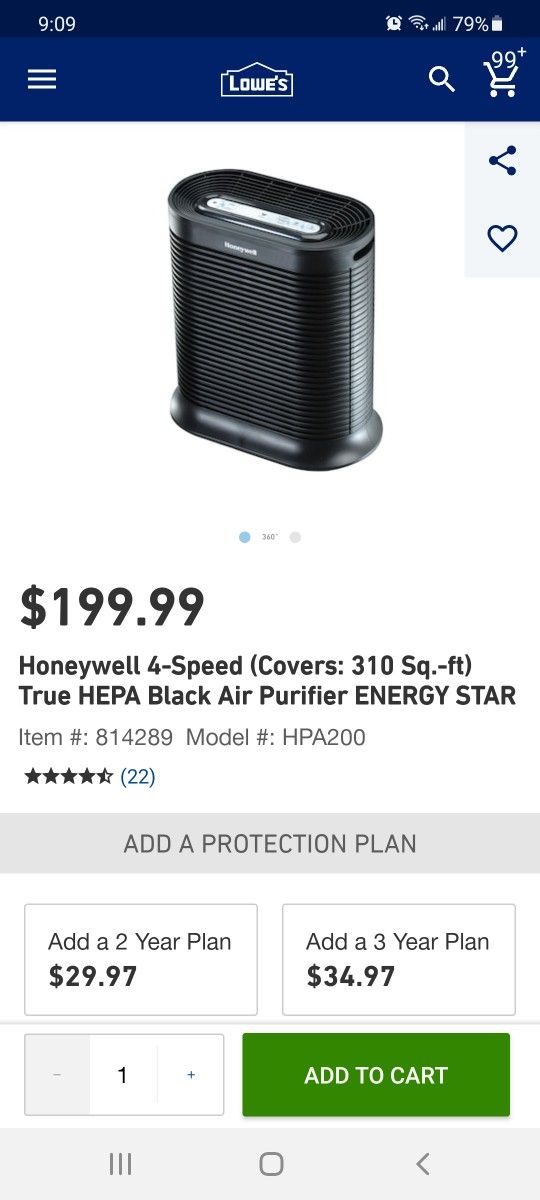 Honeywell Air Purifier