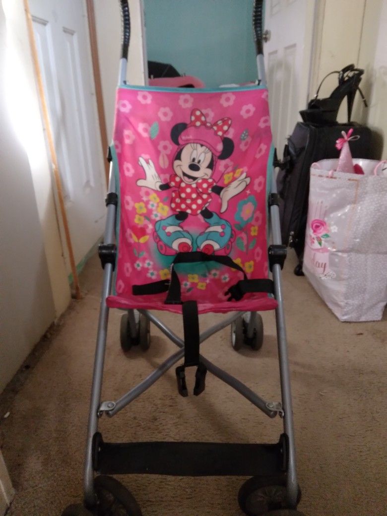Minnie Mouse Stroller Pink 12-24 Months