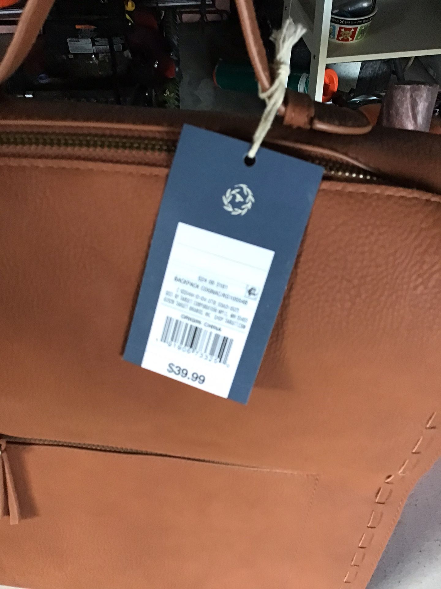 Universal Thread (Target) Cognac Backpack NWT