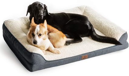 Bedsure Orthopedic Memory Foam Dog Bed - Dog Sofa with Removable Washable Cover & Waterproof Liner, Couch Dog Beds for Pets up to 50lbs Thumbnail