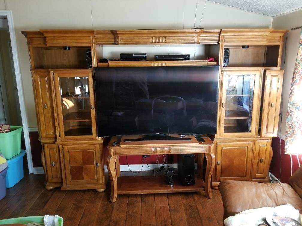 Wood Entertainment Center