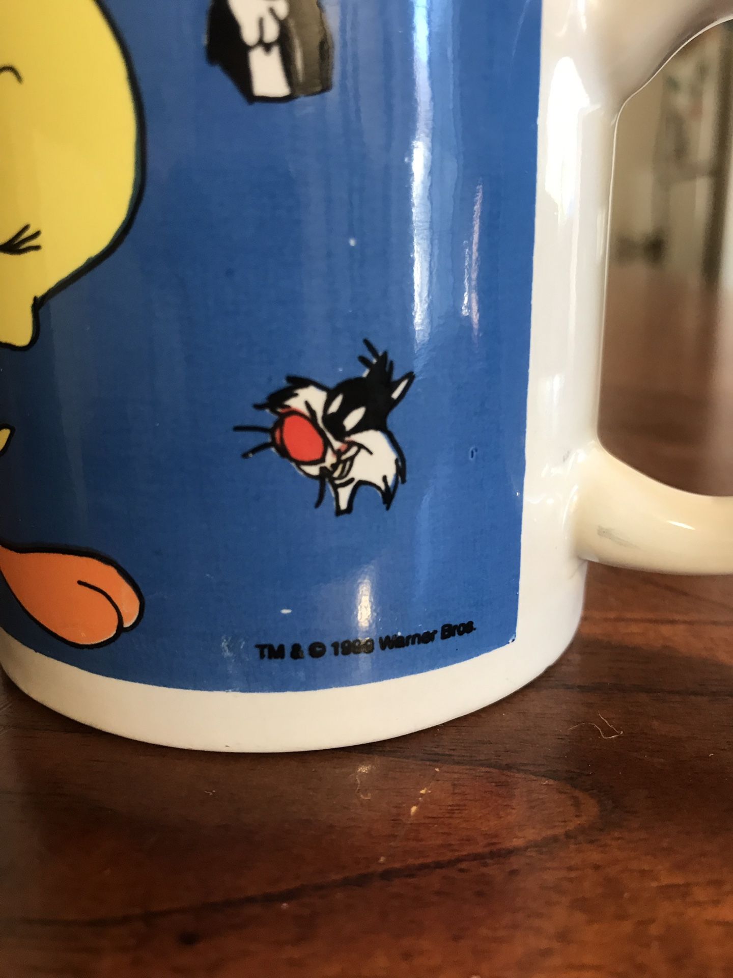 1999 Warner Bros."Tweety Bird/Sylvester" Collector Mug - Looney Tunes by Gibson