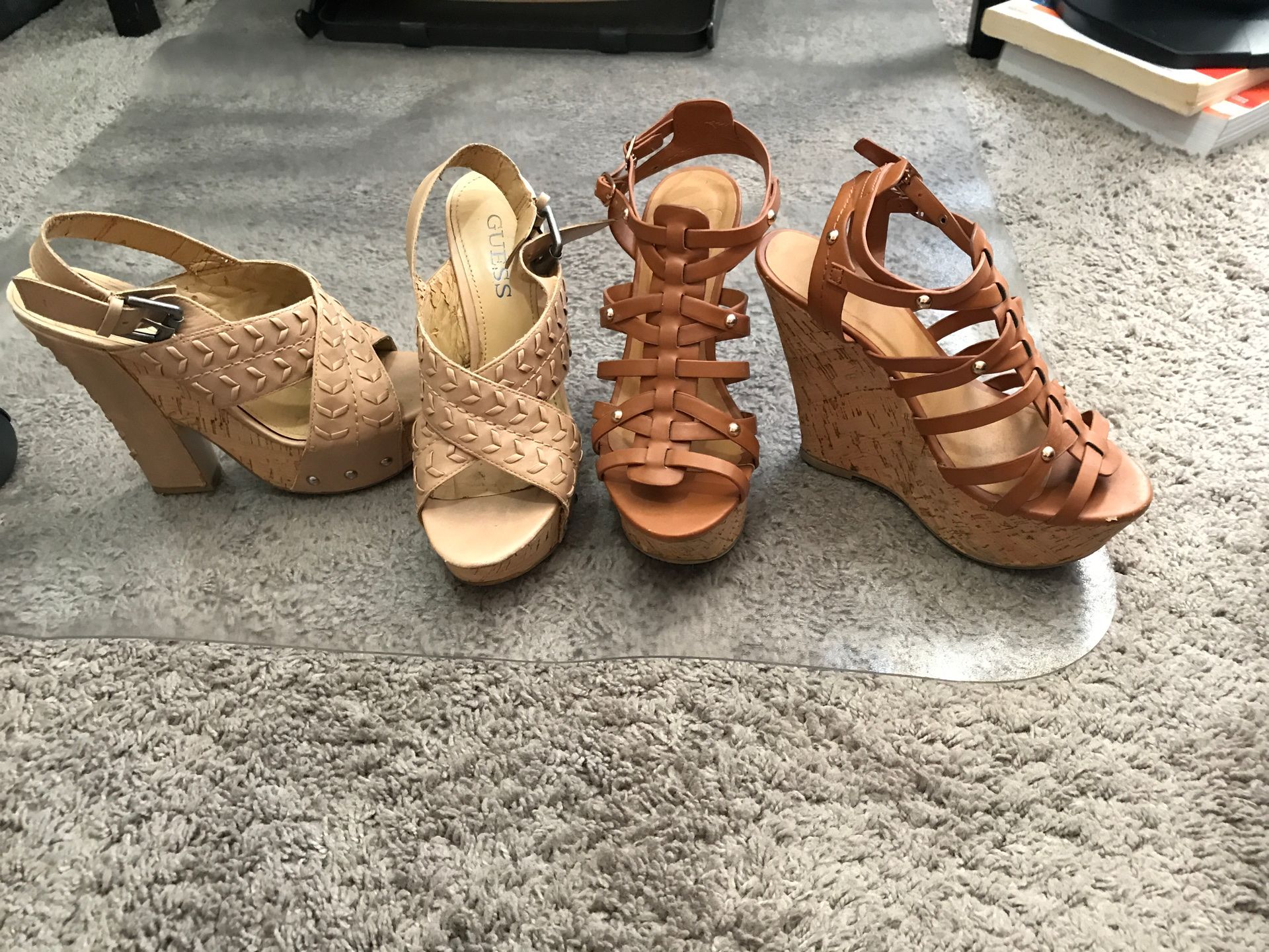 Size 6 Cute Wedges