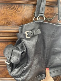 Prada Black Leather Bag Purse Great Condition  Reduced  Thumbnail