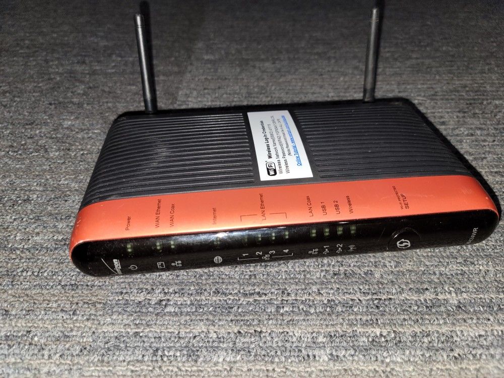Verizon Actiontec MI424WR Rev.1 1gb Wired 4port Wireless Router
