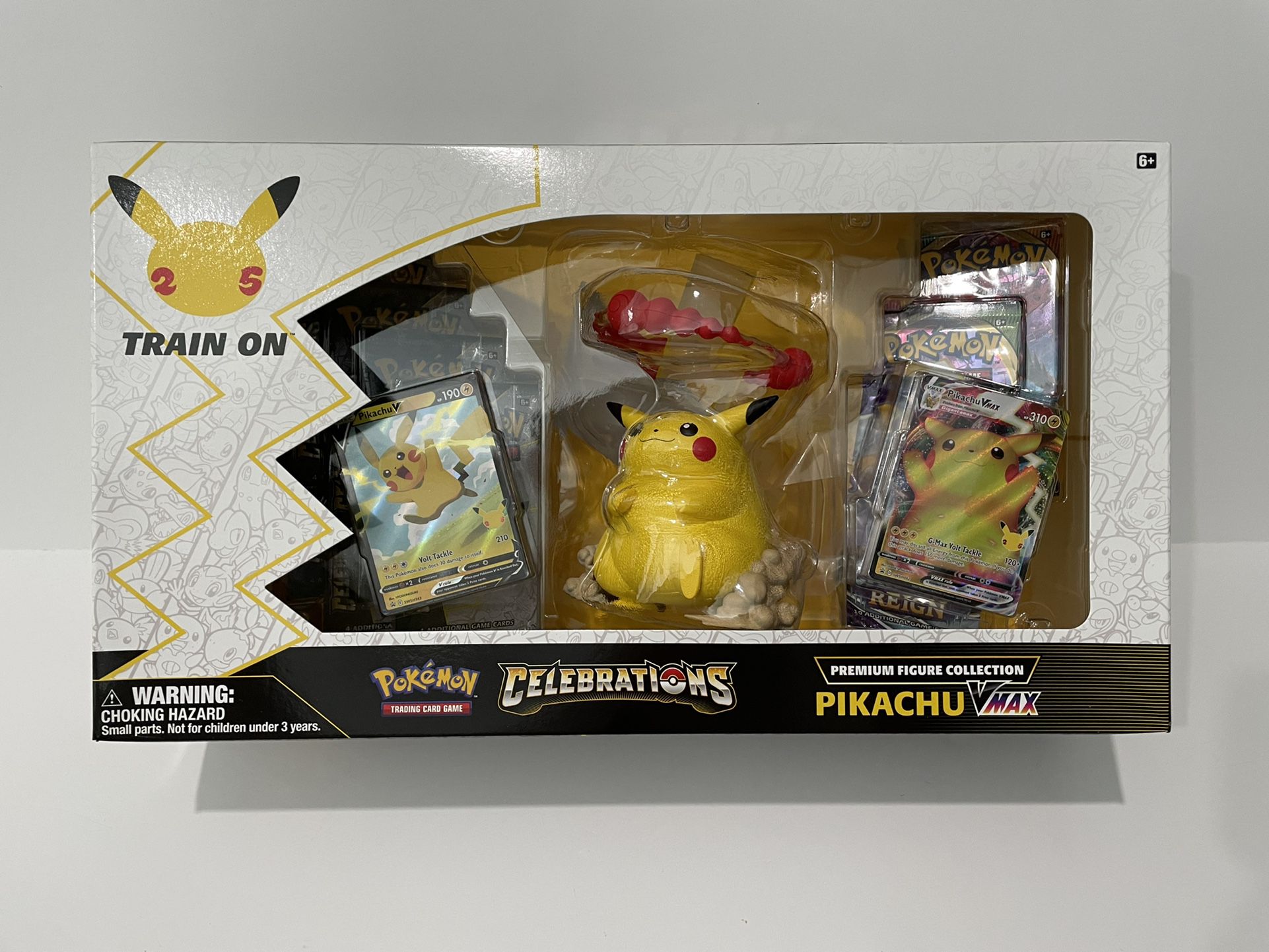 Pokemon TCG: Celebrations Premium Figure Collection Pikachu VMAX - SHIPS NOW