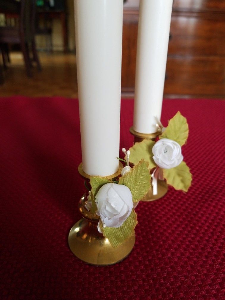 Rare Antique Candelabra Battery Powered