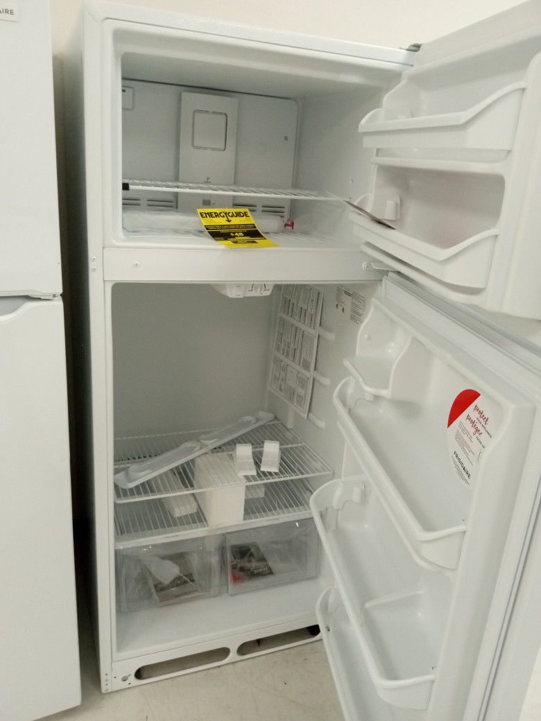 SALE 15%OFF (R) Brand New White Frigidaire Top Freezer Refrigerator- Manufacture Warranty Included 