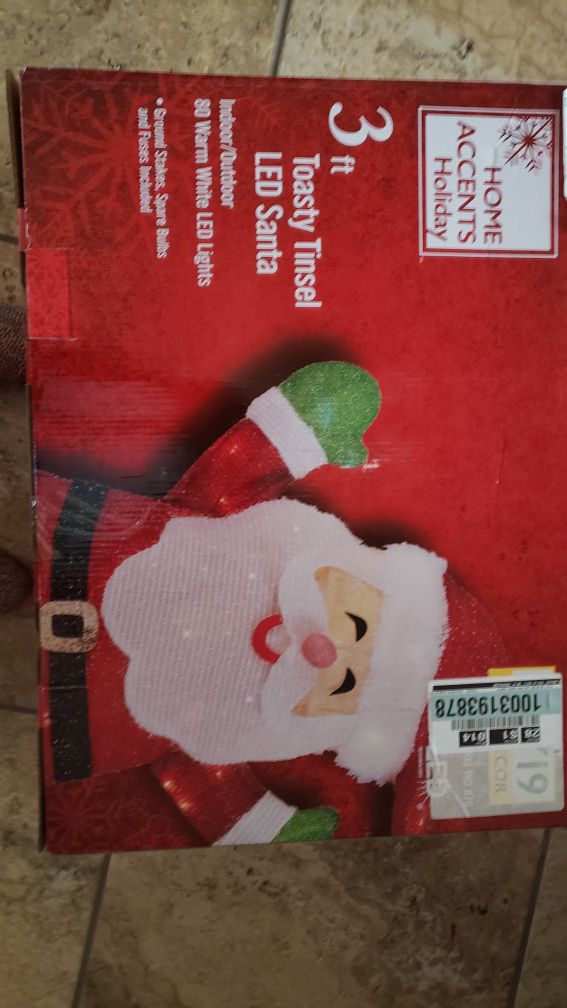 3ft Santa I have 2. EA $20