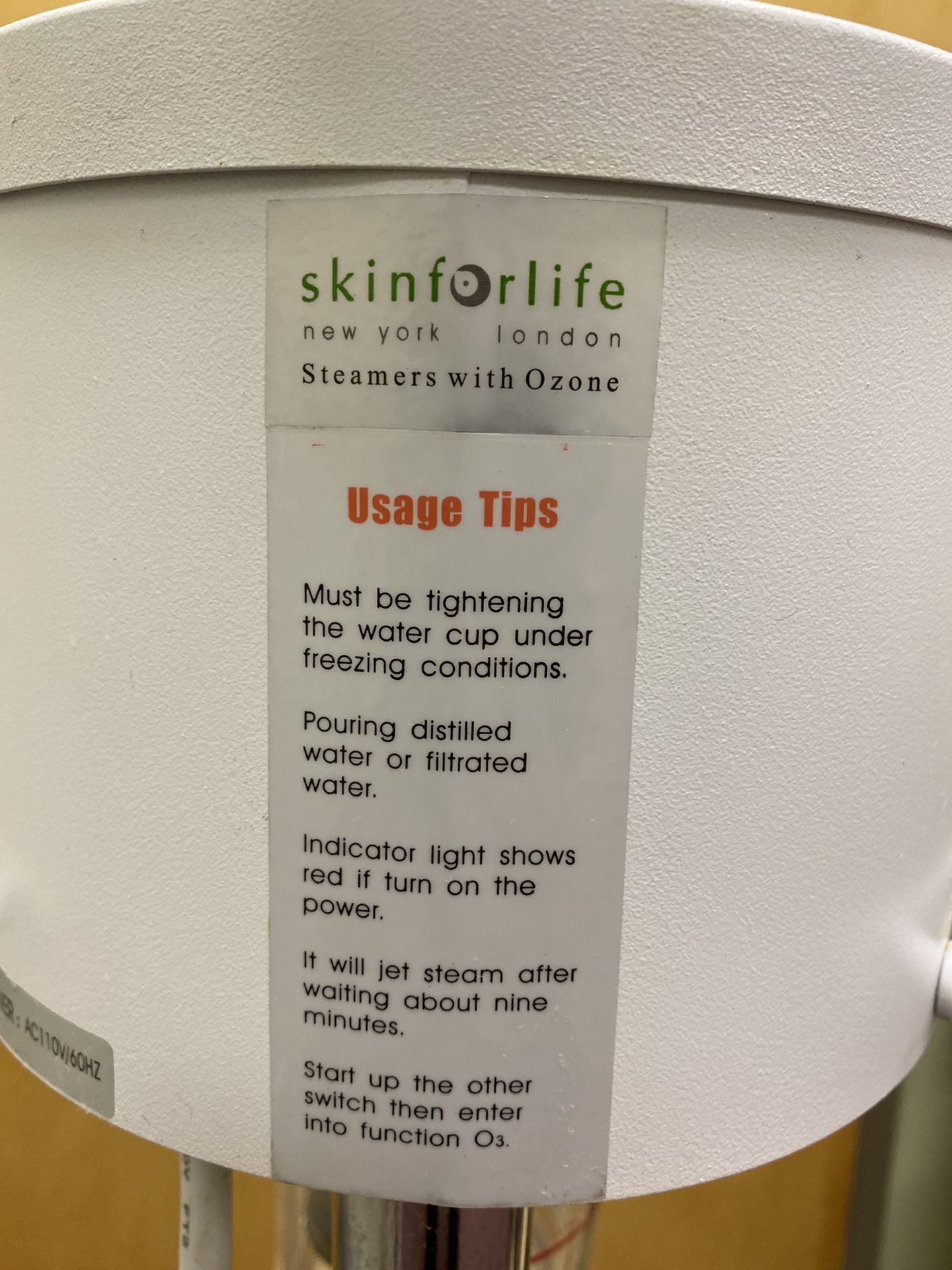 Skin For Life Facial Steamer With Ozone
